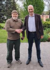 Голова Ради оборони Кривого Рогу Олександр Вілкул зустрівся з Послом Франції в У