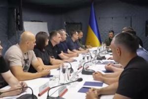 Юрій Вілкул під час робочої наради з Президентом України щодо водопостачання под