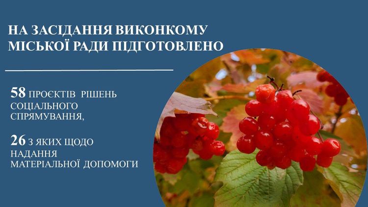 На засіданні виконкому Криворізької міської ради підтримані всі рішення соціальн