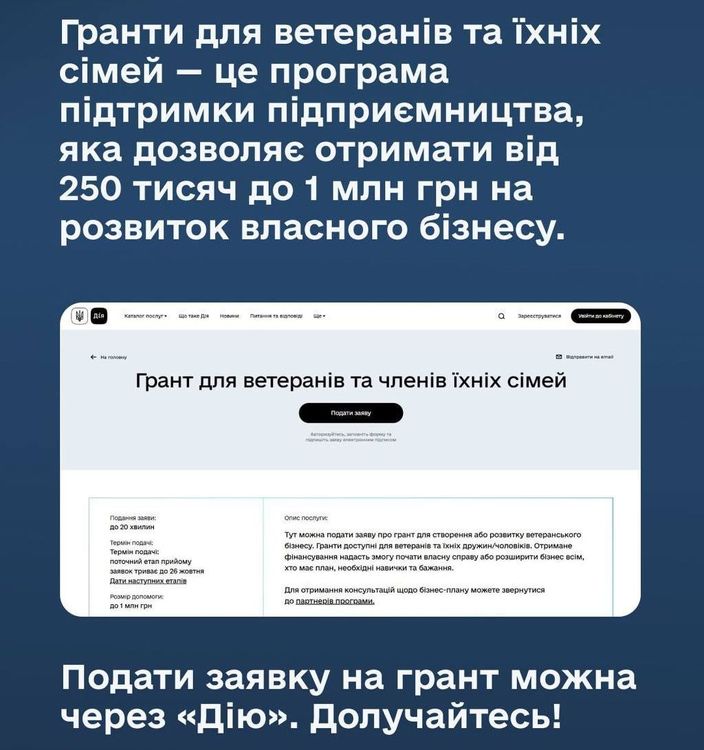 Уряд розширює грантову програму «Власна справа» — більше можливостей для українц